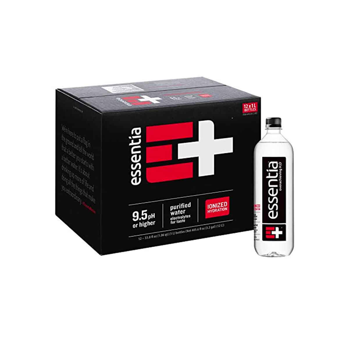 Essentia Water With Electrolytes (1 Liter – 12 Pack)