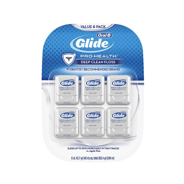 Oral-B Glide Pro-Health Deep Clean Floss – Mint (6-Pack)