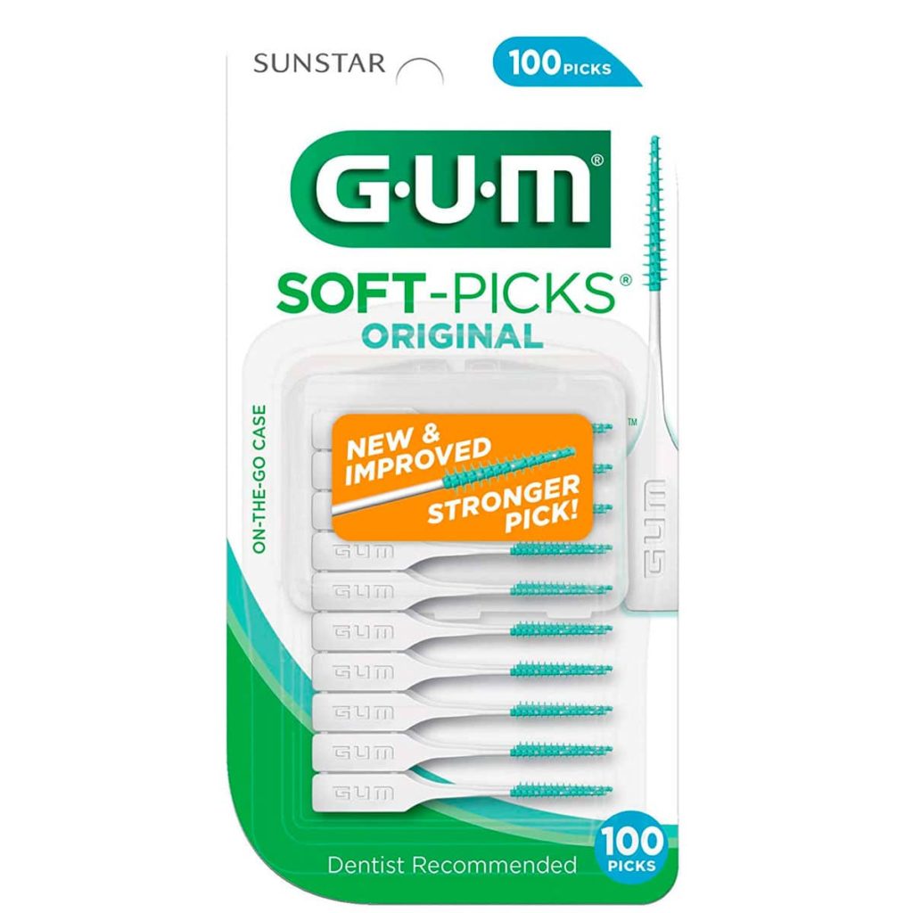 GUM SoftPicks Original Dental Picks (Pack Of 100) Northern