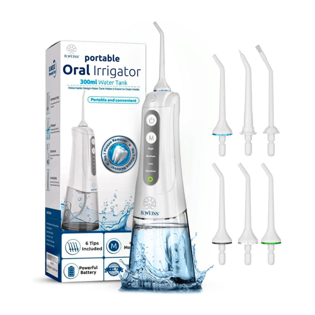 B.Weiss Portable Wireless Oral Irrigator - Northern Westchester Dental Care