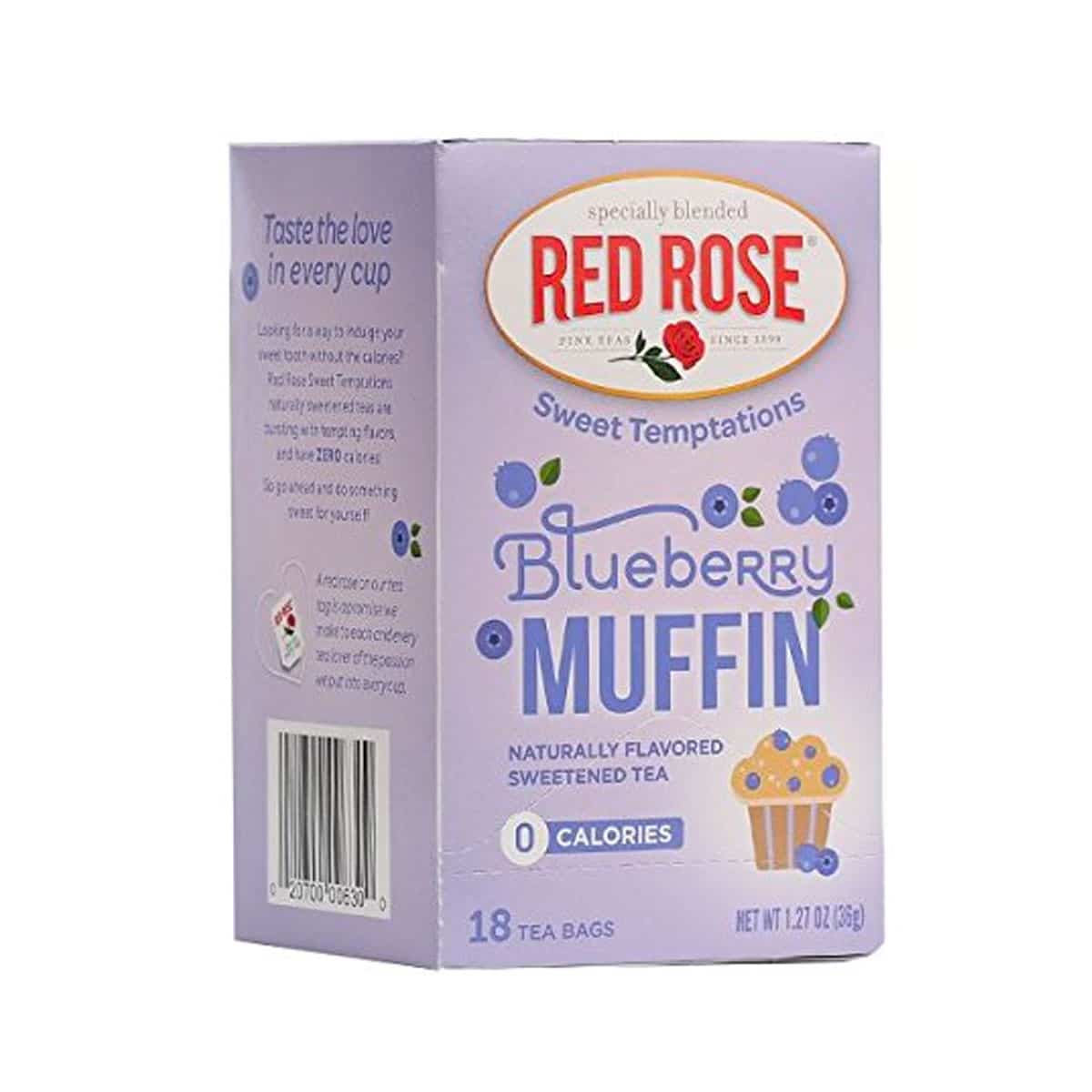 Red Rose Naturally Flavored Sweetened Tea (Blueberry Muffin Flavor)